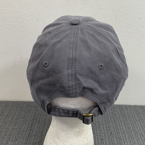 Fire Emoji Baseball Hat Unisex One Size Gray Strapback Cap North & Acrux - Picture 7 of 12